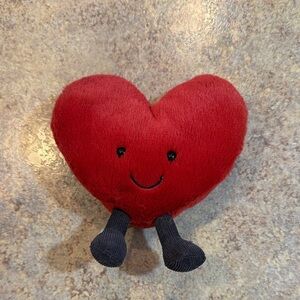 Jellycat Heart with Black Legs